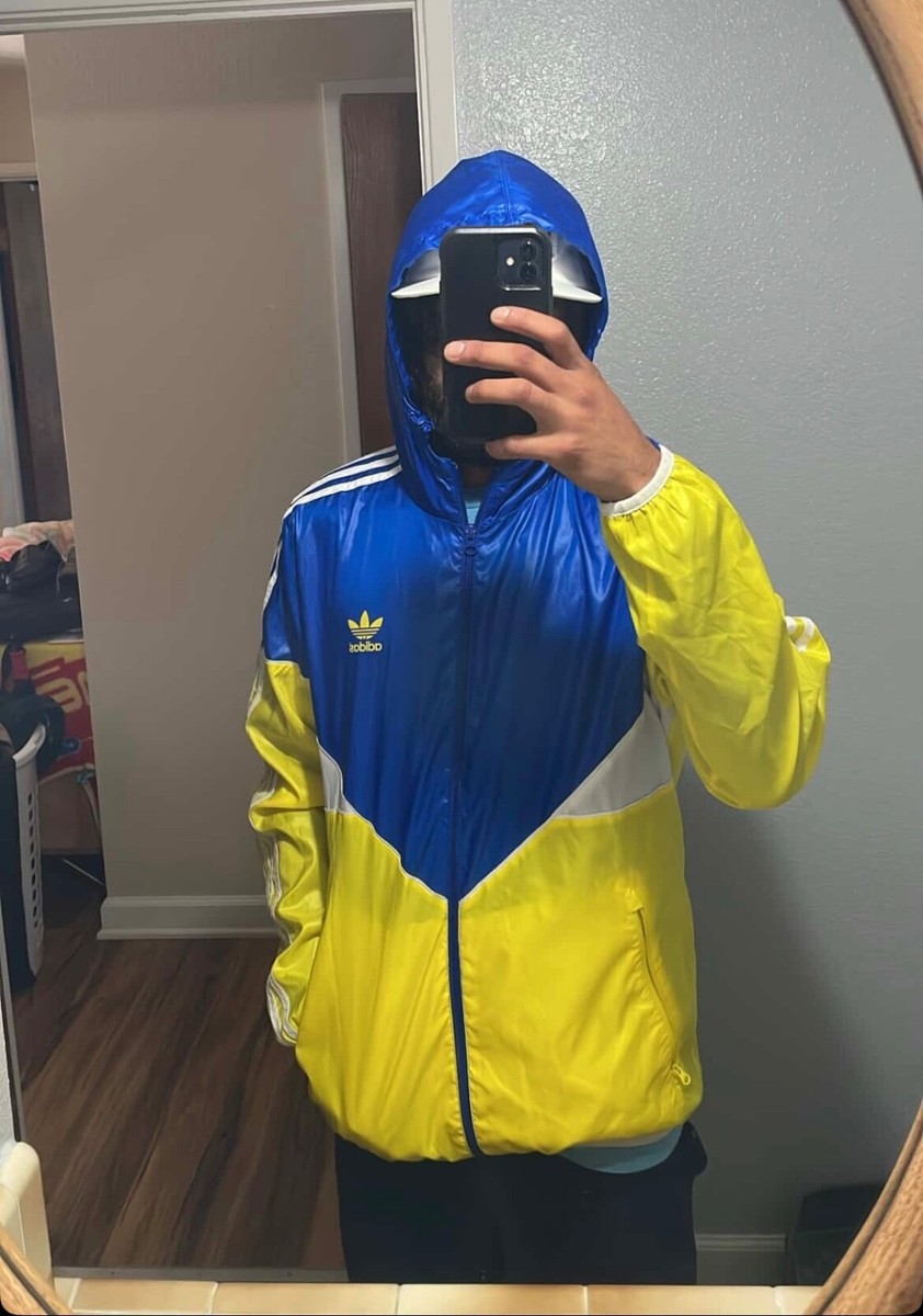 Adidas Vintage Super Rare Colorado Glanz Jacket Windbreaker Cal