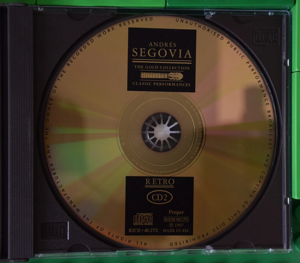 Andrés Segovia - The Gold Collection - Classic Performances - Retro - 2-CD - Bild 3 von 4