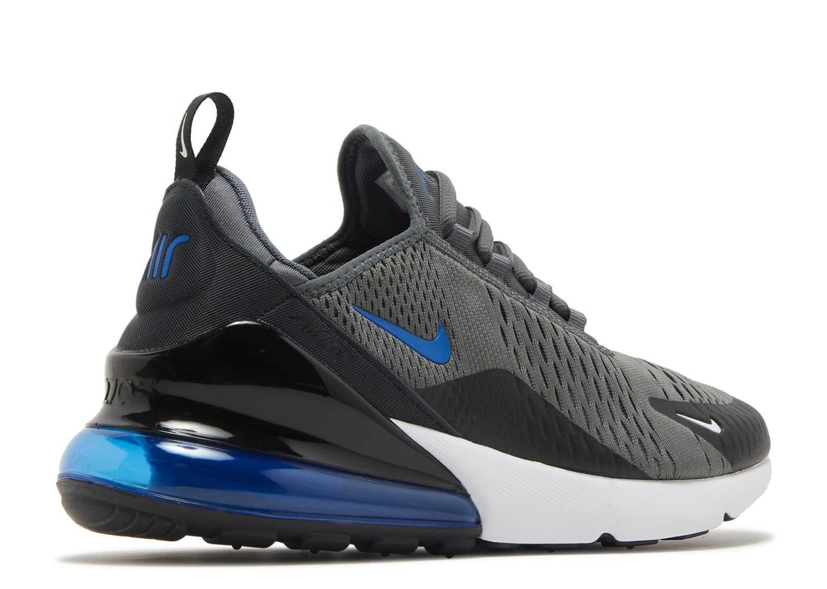 Nike Air Max 270 Iron Grey Game Royal Running Shoes Trainers