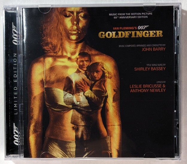 James Bond Soundtrack GOLDFINGER CD 60th Anniversary LE 5000