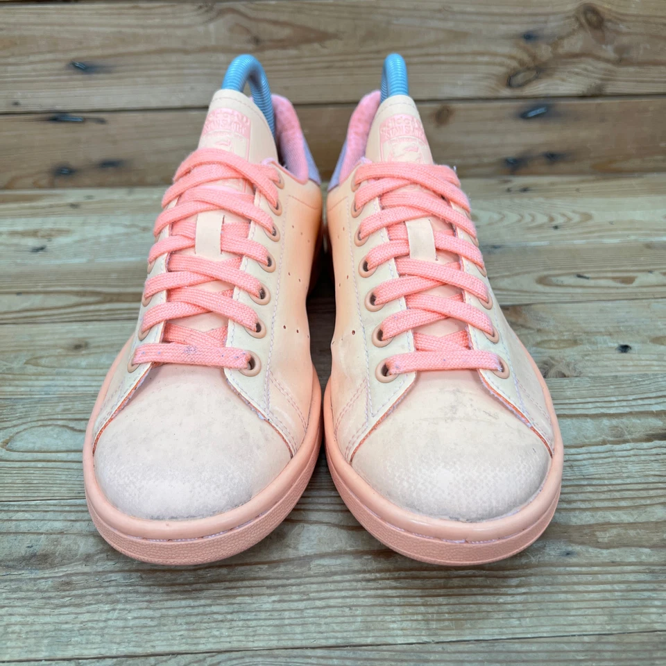 Adidas Trainers Womens UK 5 Stan Smith Adicolor Orange Sun Glow Originals Shoes - Image 4 of 4