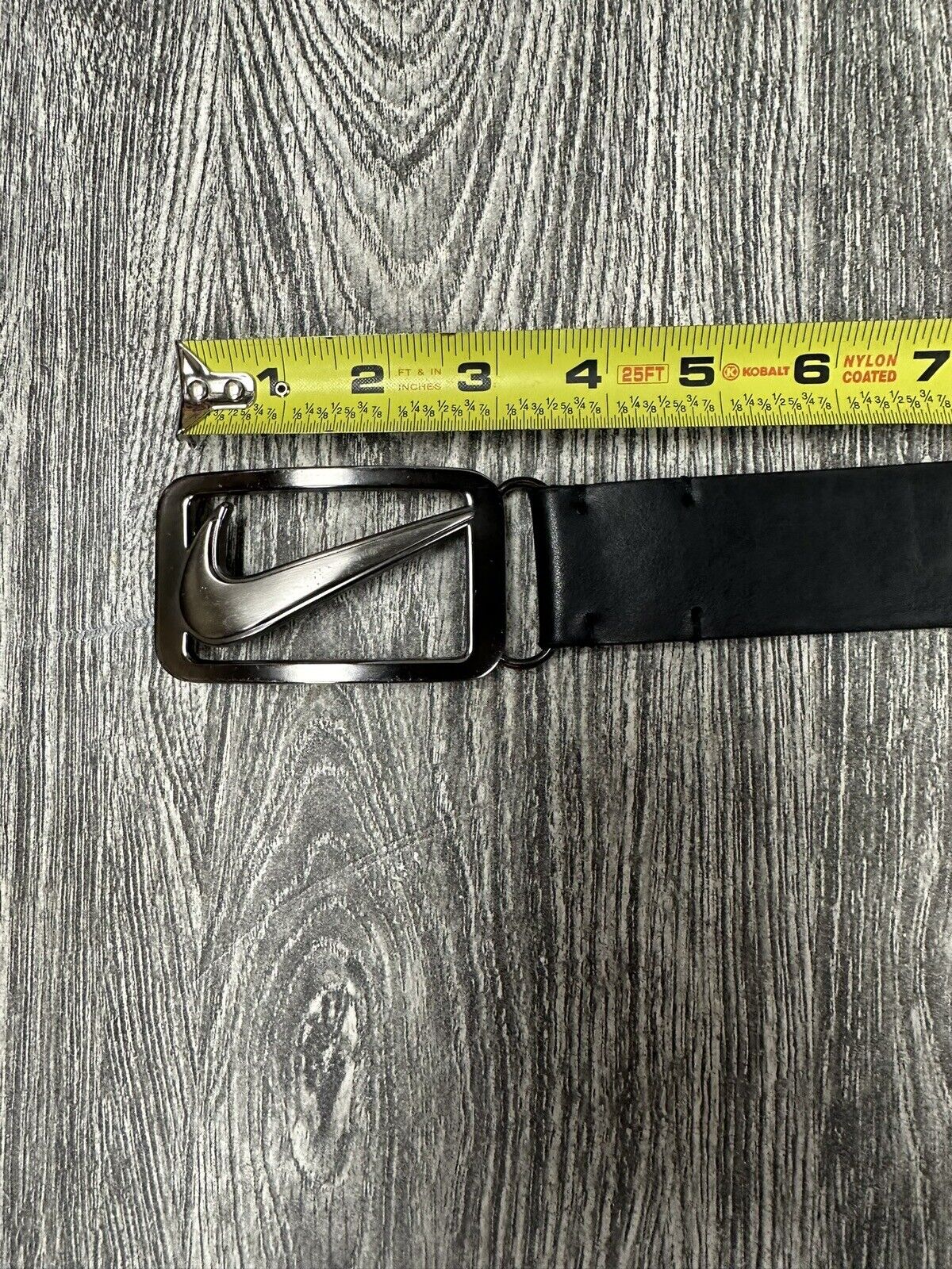 Nike Golf black leather belt size 40 - image 2