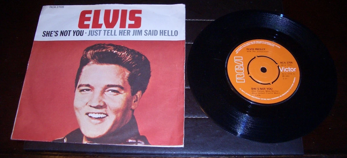 She's Not You - Elvis Presley 45'' single RCA 2705 | eBay