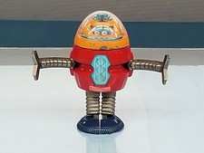 Vintage 1970s Shensei UFO Commander 7 Brayn-3 Diecast 4" Space Robot Shelf E2
