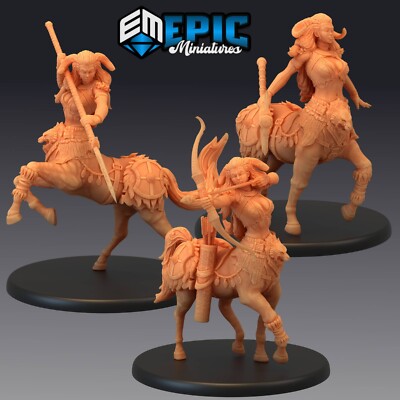 Centaur Female Dungeons and Dragons Miniatur D&D, Epic Miniatures 28mm