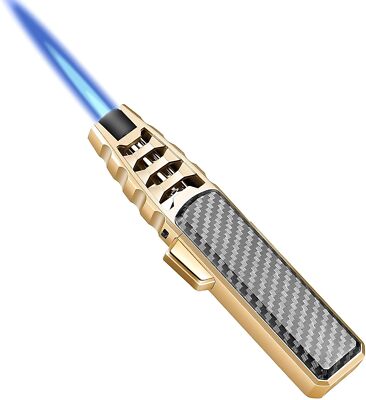 FireBlaze Torch Lighter, Jetflamme Feuerzeug, Winddichte Sturmfeuerzeug, Gas