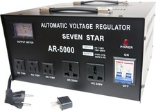 SEVENSTAR AR 5000W Heavy Duty Voltage Regulator/Stabilizer - Step UP/Step Down