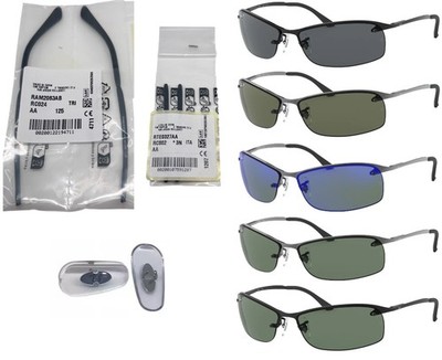 Ray-Ban RB3183 Ersatzteile / Ersatzbügel Set / Bügelenden / Neu Original