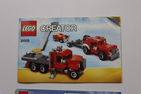 LEGO&reg; 31005 Creator 3 In 1 Construction Hauler Instruction Manuals Only!