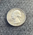 1962 D Washington Quarter Key Date 90% Silver.