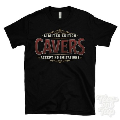 LIMITED EDITION CAVERS - ACCEPT NO IMITATIONS T-SHIRT Name Nachname Geschenk