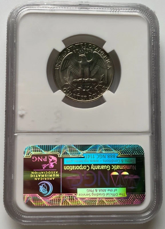 1983-P MS65 Washington Quarter Spitting Eagle - Image 2 of 2