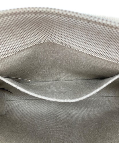 Chloe Woody Beige Canvas Leather 2 Way Tote Bag Logo Italy Auth - Picture 13 of 24