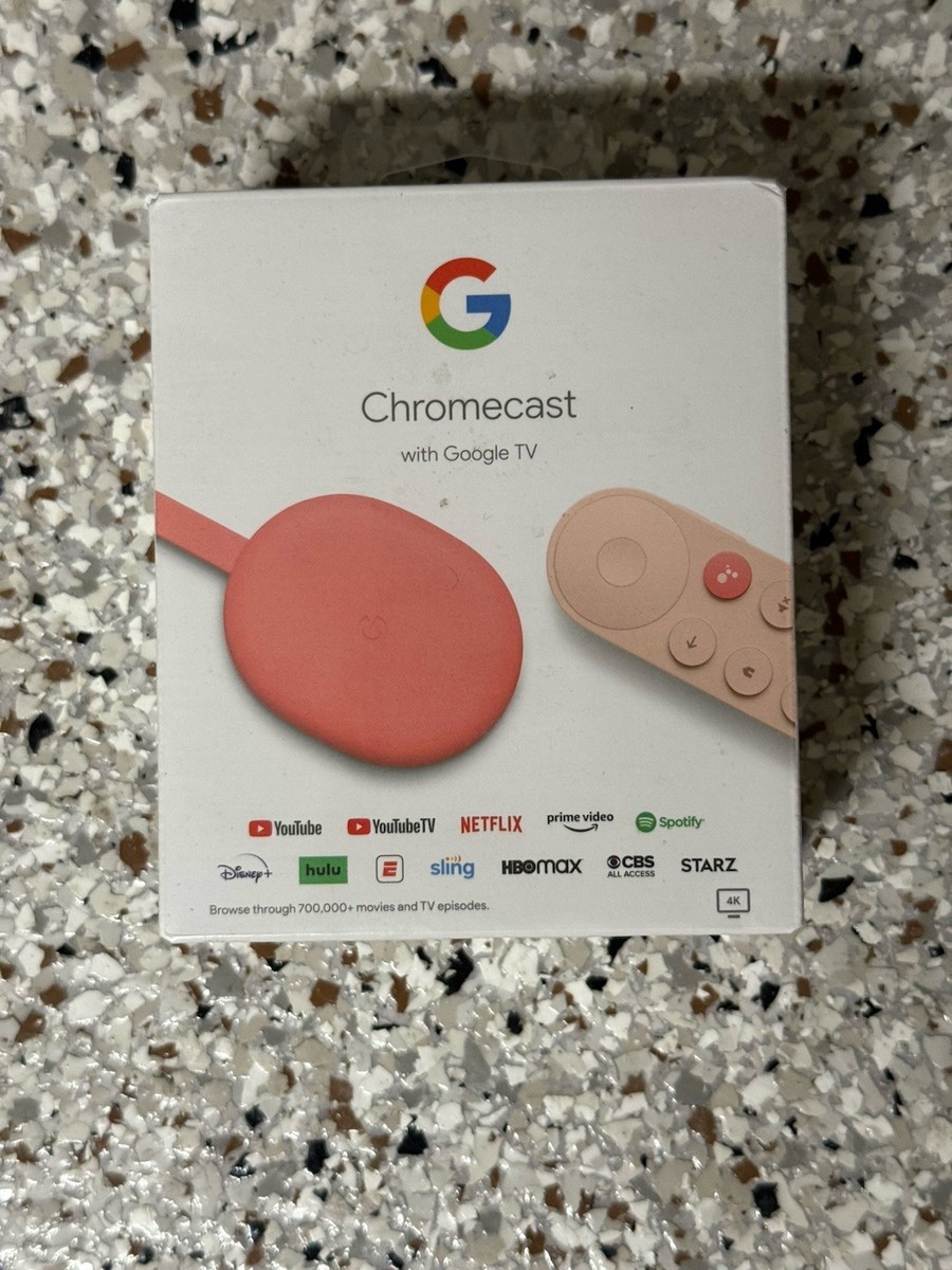 (未開封) Chromecast with Google TV 4K Google Chromecast with Google TV 4K UHD Media Streamer