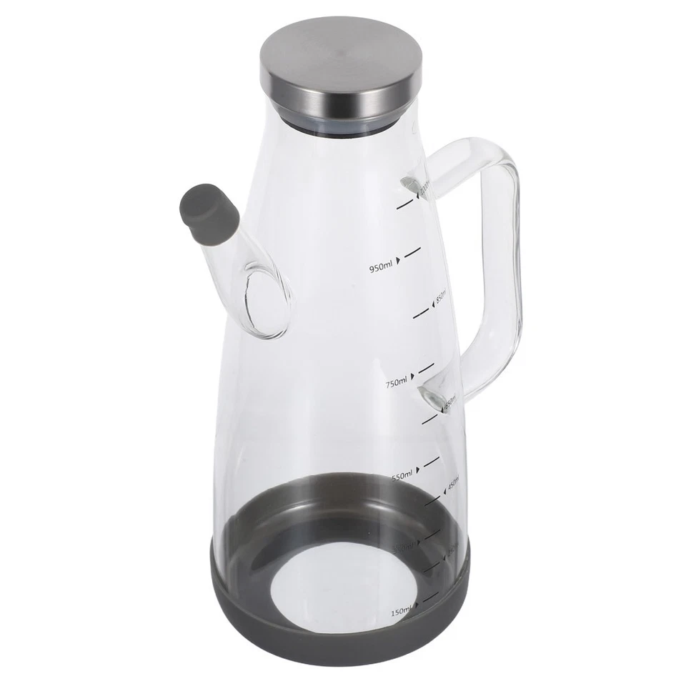  Salat Dressing Flasche Glas Öl Luftdicht Spender 1000 ml Olive