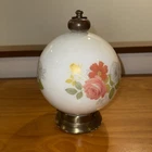 Vintage Milk Glass Light fixture. Untested. 11 inches