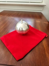 Wallace 1992 Silverplate Sleigh Bell Christmas Ornament