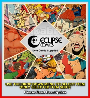 Eclispe Comics: Zooniverse Airboy Bullet Crow Villains & Vigilantes +More USED