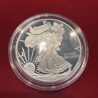 1998-P Proof American Silver Eagle Dollar $1 Box & COA US Mint Bullion OGP
