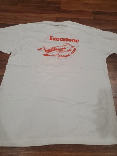 VTG Hanes Fifty Fifty Make Oklahoma City Beautiful Executone Racing T-Shirt XL - Picture 4 of 5