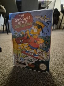 The Simpsons Bart VS The Space Mutants Nintendo NES PAL - NO Manual