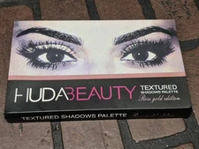 HUDA Beauty ROSE GOLD Edition Textured Eye Shadow Palette 18Colors NIB 