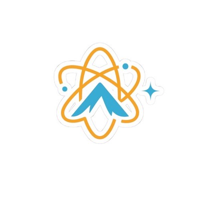 Atomic Adventure Logo Sticker