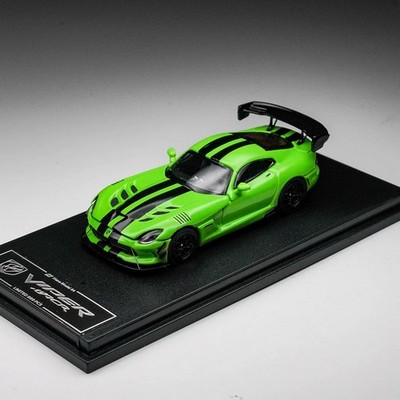 Hone Model 1/64 Scale Dodge Viper ACR Green Diecast Car Toy Gift NIB