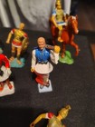 Vintage Elastolin  Hausser Roman Soldier Figures 9 soldiers+2 horses 1960 German — photo 8