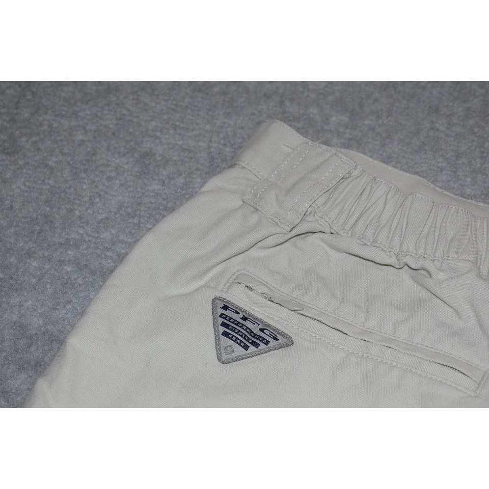 Pantalones Cortos de Carga Columbia PFG Equipo de Pesca de Rendimiento para Hombres Talla Grande Bronceado Claro  Foto 4 de 4