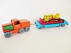 LESNEY MOKO MATCHBOX 'BRS PRIME MOVER, TRAILER AND BULLDOZER SET'. VINTAGE. RARE