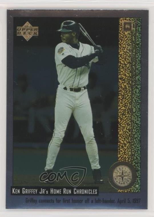 1998 Upper Deck Ken Griffey Jr's Home Run Chronicles Ken Griffey Jr #4 HOF 2i9