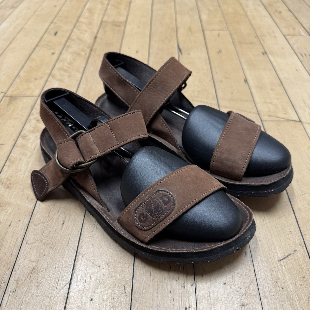 Vintage Dead Treads Grateful Dead Leather Sandals Men display picture 3