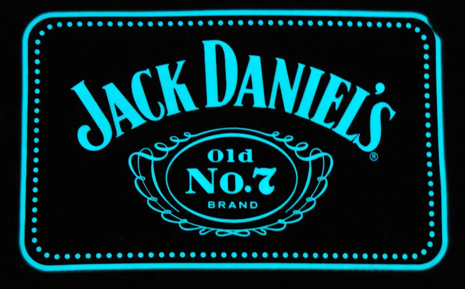 Jack Daniels Whisky Men LED Jeans Jacke lang Festival Jacke No.7 Gr.M - Bild 3 von 4