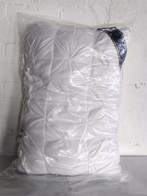 2 x Hotel Qualität Luxus Standard Weiß Kissen Einzelpackung x2 Brandneu Versiegelt