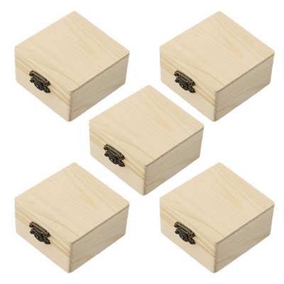 Aesthetic Appeal 5er Set Schmuckschatullen aus Holz entworfen, um Ihren Raum zu