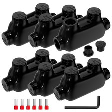 Insulated Inline Splice Connector 3/0-6AWG Aluminum to Copper Wire Connectors Al