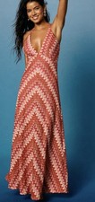 NWT Lulu’s Marbella Pink Multi Crochet Sleeveless Maxi Dress Sz M $65 Sold Out