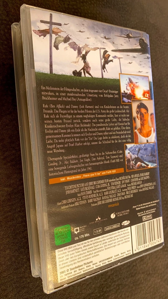 PEARL HARBOR ©2001 Touchstone Pictures 🌊✈️📼 VHS VIDEO KASSETTE mit Michael Bay - Bild 2 von 4