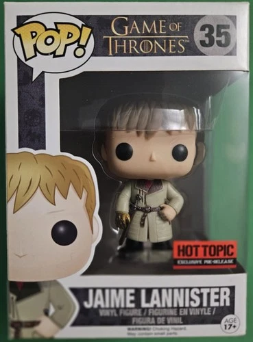 Funko Pop! Vinyl: Game of Thrones - Jaime Lannister (Golden Hand) - Hot Topic...