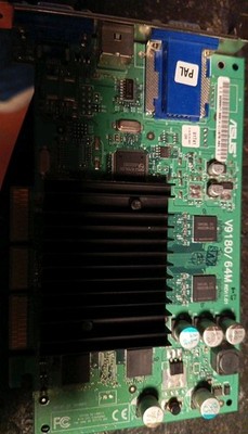 ASUS V9180 GeForce4 MX440 64MB AGP VGA DVI S-VIDEO GRAFIKKARTE#1161