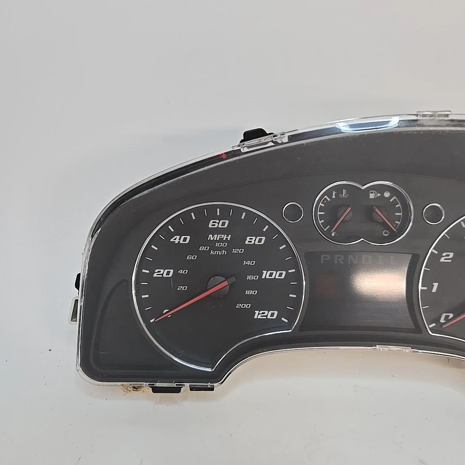 Chevrolet Equinox 2007 velocímetro cuadro de instrumentos millas desconocido Foto 2 de 4