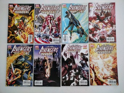 Avengers/Invaders #1-8 Lot Of 8 New Condition Marvel Comics 