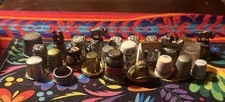 Vintage Souvenir Thimble Collection! (Silver, Copper, Bronze, Brass, and Gold)