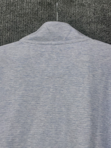 ORVIS Men Sweater XL Blue Heather Cotton 1/4 Zip Pullover Pocket NWT Fall - Picture 12 of 20