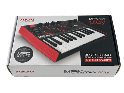 Akai Professional MPK mini play 25-Key MIDI Keyboard Controller, Built-In Sounds