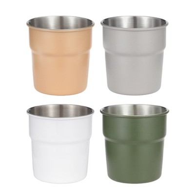 300ML Stackable Cup Tourist Mug Coffee Cup Portable Cooking Drinking Water Cup