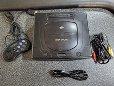 Sega Saturn Console Bundle USA Region Black C...