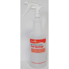 Diversey 130264 32 Oz. Clear, Preprinted Trigger Spray Bottle, Pk12