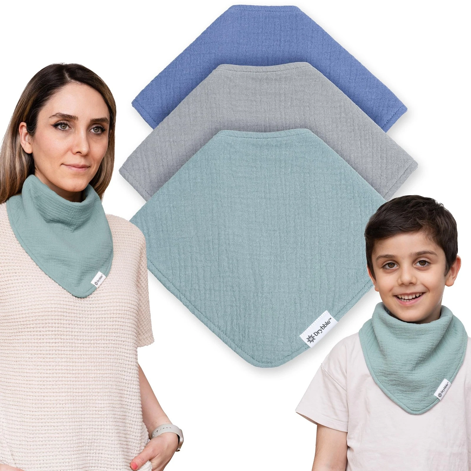 Bandana Bibs – Waterproof Lining Organic Cotton Drool Bib – Adjustable Bibs f...
Opens in a new wind